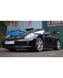 Echappement inox QUICKSILVER Porsche 991.2 (2016+) - Silencieux à valves + Catalyseurs Race