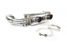 Echappement inox QUICKSILVER Porsche 991.2 (2016+) - Silencieux à valves + Catalyseurs Race