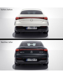Baguettes de Diffuseur arrière EQS 53 AMG pour Mercedes EQS Pack AMG (V297)(09/2021+)