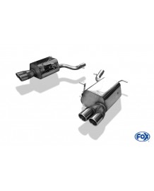 Echappement inox FOX Mercedes SLK 200 / 250 / 350 / 250 CDI R172 (Pack AMG)- Silencieux