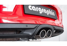 Embouts Echappement X-Version CARGRAPHIC Porsche Boxster/Cayman 2,0 + S + GTS 718/982 (2016+)