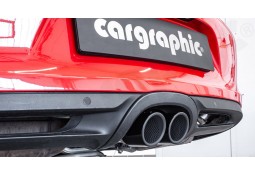 Embouts Echappement X-Version CARGRAPHIC Porsche Boxster/Cayman 2,0 + S + GTS 718/982 (2016+)