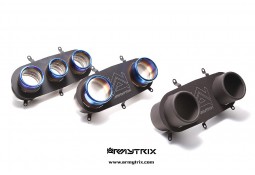 Echappement inox ARMYTRIX Ferrari 458 Italia/Spyder - Silencieux + X-Pipe