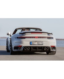 Diffuseur Carbone + échappement BRABUS PORSCHE 911 992 Turbo S (2020+)