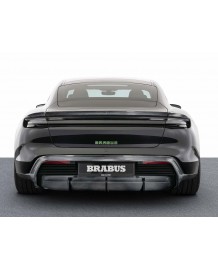 Extension de pare-chocs arrière Carbone BRABUS PORSCHE TAYCAN Turbo S (2020+)