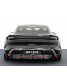 Extension de pare-chocs arrière Carbone BRABUS PORSCHE TAYCAN Turbo S (2020+)