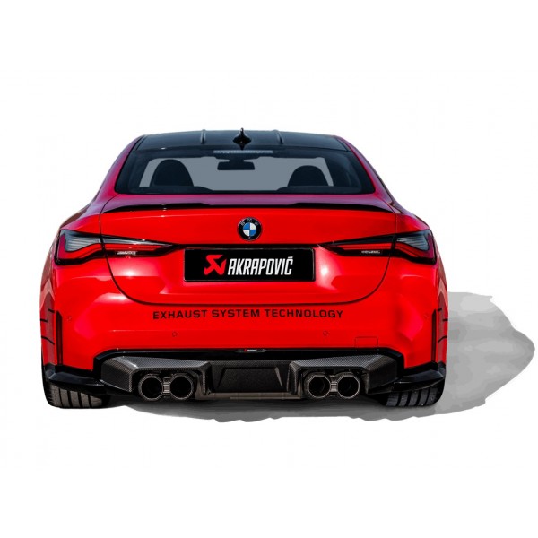 Diffuseur carbone & Black AKRAPOVIC BMW M4 G82/G83 & M3 G80 (2020+)