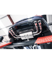 Ligne d'échappement inox Fap-Back à valves MILLTEK VW Tiguan R 320Ch (2021+) Racing