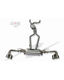 Echappement CENDE Exhaust Porsche Cayenne 955/957 Turbo V8 (2002-2010)- Ligne Cat-Back à valves