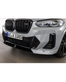 Spoiler Avant + Lame AC SCHNITZER BMW X3 G01 / X4 G02 / iX3 G08 Pack M (08/2021+)