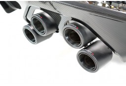 Diffuseur carbone + Echappement inox QUICKSILVER BMW M4 G82 G83 / M3 G80 (2020+) -Silencieux à Valves