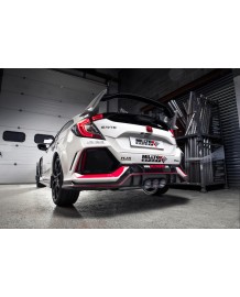 Ligne d'échappement inox Cat/Fap-Back MILLTEK HONDA Civic Type R FK8 2.0 i-VTEC (2017+)(RACE)