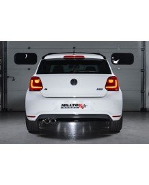 Echappement inox MILLTEK VW Polo 2,0 TSI WRC 6R (2013-2014)- Ligne Cat-Back