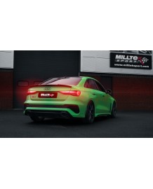 Ligne d'échappement FAP-Back à valves MILLTEK Audi RS3 8Y Berline 400Ch (2021+)