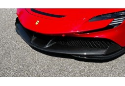 Partie centrale spoiler avant Carbone NOVITEC Ferrari SF90