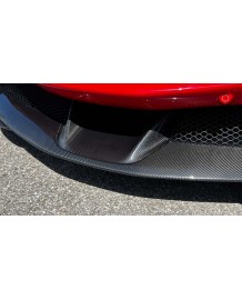 Partie centrale spoiler avant Carbone NOVITEC Ferrari SF90