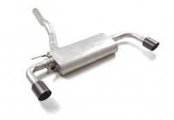 Echappement inox RAGAZZON BMW 128ti 5 portes F40 (2021+): Silencieux à valves (Homologué)