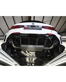 Echappement inox RAGAZZON BMW 128ti 5 portes F40 (2021+): Silencieux à valves (Homologué)