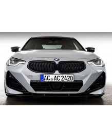 Lame de spoiler Avant AC SCHNITZER BMW SERIE 2 Pack M + M240i G42 (2021+)