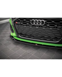 Lame de pare-chocs avant V1 Maxton Design Audi RS3 8Y Sportback / Berline