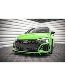 Lame de pare-chocs avant V1 Maxton Design Audi RS3 8Y Sportback / Berline