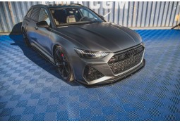 Lame de pare-chocs V2 Maxton Design Audi RS6 / RS7 C8