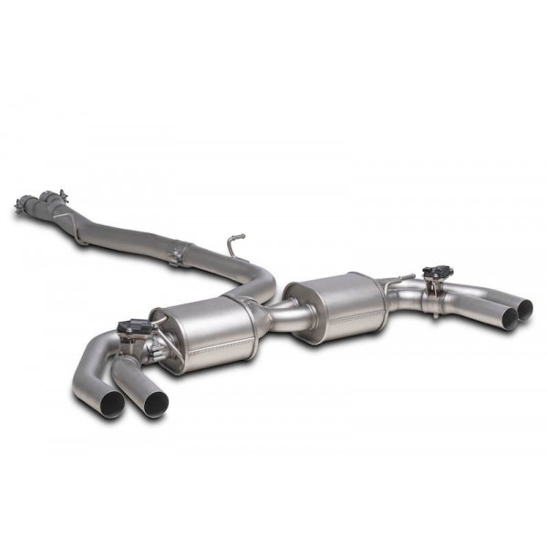 Echappement inox REMUS Audi RS3 8Y Sportback 400Ch (2021+)-Ligne Fap-Back à valves Racing