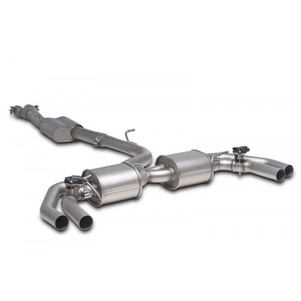 Echappement inox REMUS Audi RS3 8Y Sportback 400Ch (2021+)-Ligne Fap-Back à valves Homologuée