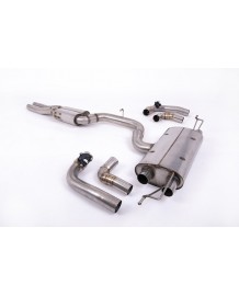 Ligne d'échappement inox FAP-Back à valves MILLTEK Audi RS3 8Y Sportback 400Ch (2021+)(Homologuée)