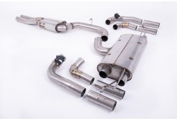 Ligne d'échappement inox FAP-Back à valves MILLTEK Audi RS3 8Y Berline 400Ch (2021+)(Homologuée)