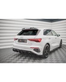 Diffuseur + Embouts look S3 pour Audi A3 S-line 8Y Sportback (2020+)