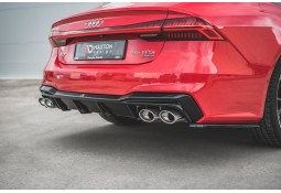 Diffuseur + Embouts look S7 pour Audi A7 S-line C8 (2017+)