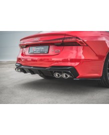 Diffuseur + Embouts look S7 pour Audi A7 S-line C8 (2017+)