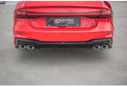 Diffuseur + Embouts look S7 pour Audi A7 S-line C8 (2017+)