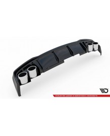 Diffuseur + Embouts look S6 pour AUDI A6 / S6 Avant + Berline S-line C8 (2018-2025)