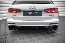 Diffuseur + Embouts look S6 pour Audi A6 Avant + Berline S-line C8 (2018+)