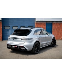 Echappement inox MILLTEK Porsche Macan GTS & Turbo 2,9 V6 95.2B FAP (2019+)- Silencieux à valves