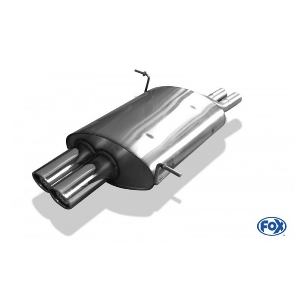 Echappement inox FOX BMW Z3 3,0i 231Ch E36 (1996-2002)-Silencieux