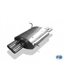 Echappement inox FOX BMW Z3 3,0i 231Ch E36 (1996-2002)-Silencieux