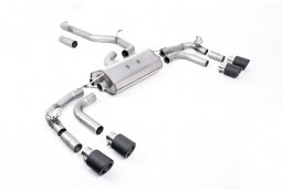 Ligne d'échappement inox Fap-Back à valves MILLTEK VW Tiguan R 320Ch (2021+) Racing