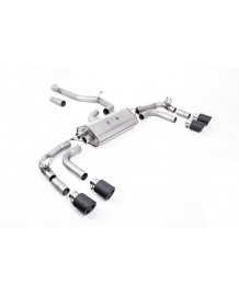 Ligne d'échappement inox Fap-Back à valves MILLTEK VW Tiguan R 320Ch (2021+) Racing