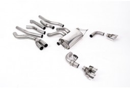 Ligne d'échappement inox Cat-Back à valves MILLTEK BMW M240i xDrive Coupé G42 (2022+)