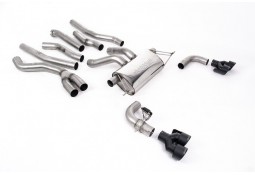 Ligne d'échappement inox Cat-Back à valves MILLTEK BMW M240i xDrive Coupé G42 (2022+)