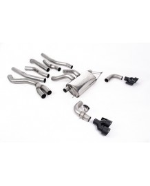 Ligne d'échappement inox Cat-Back à valves MILLTEK BMW M240i xDrive Coupé G42 (2022+)