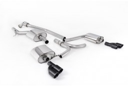 Ligne d'échappement inox Cat-Back MILLTEK Audi A5 2,0 TFSI Coupé/Cabriolet/Sportback B8 2WD & 4WD (2008-2012)(Look S5)