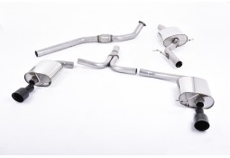 Ligne d'échappement inox Cat-Back MILLTEK Audi A5 2,0 TFSI Coupé/Sportback B8 2WD & 4WD (2008-2012)