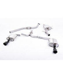 Ligne d'échappement inox Cat-Back MILLTEK Audi A5 2,0 TFSI Coupé/Sportback B8 2WD & 4WD (2008-2012)