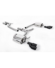 Ligne d'échappement Cat-Back MILLTEK Audi A5 3,0 TDI B8 Sportback Quattro (2009-2012)(Look S5)