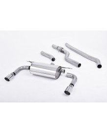 Ligne d'échappement inox Cat-Back MILLTEK BMW 328i F30 Pack M BA N20 (2012-2015)(Look 335i)(Sport)