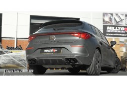 Ligne d'échappement inox FAP-Back MILLTEK CUPRA LEON 2,0 TSI 300Ch MK4 Hatch (2021+)(Sport)